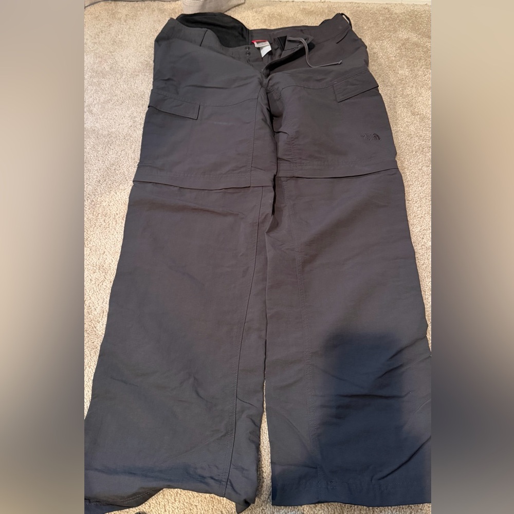 The North Face Charcoal Hiking Convertible Pants